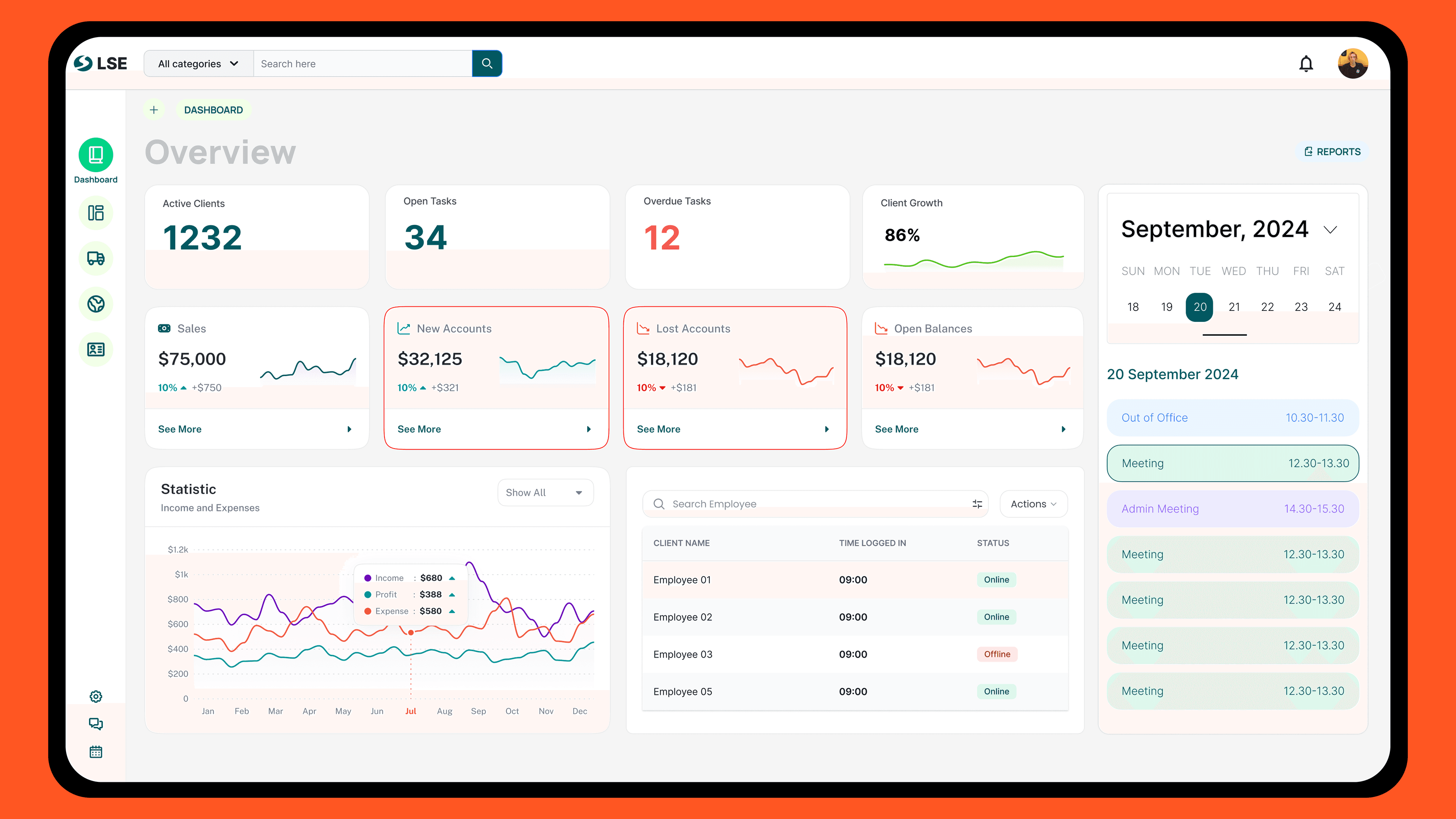 Lasenda Dashboard